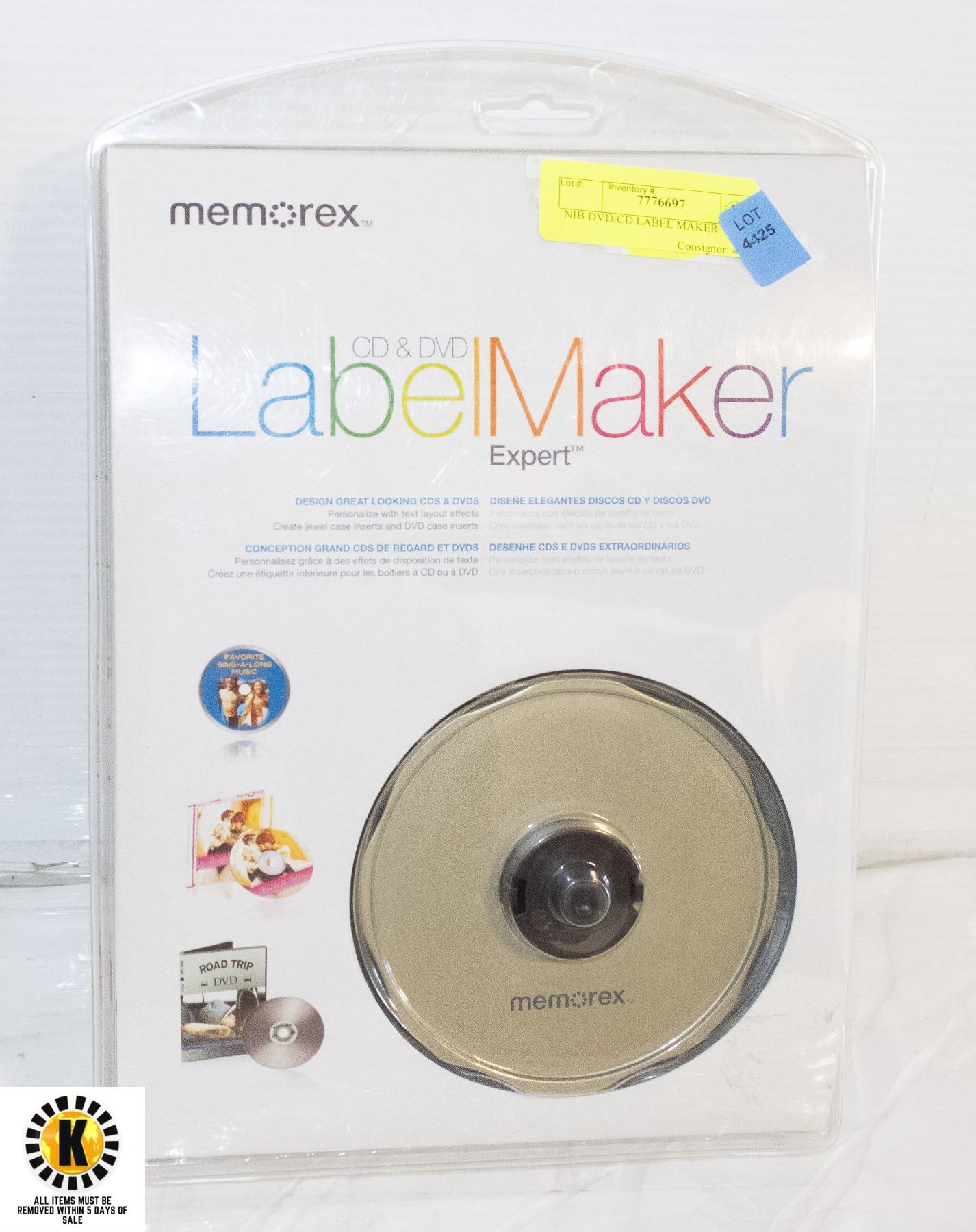 NIB DVD/CD LABEL MAKER