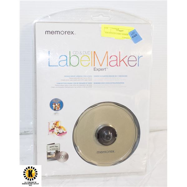NIB DVD CD LABEL MAKER