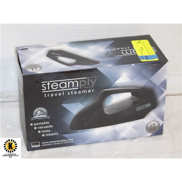 STEAMPLAY PORTABLE TRAVEL STEAM IRON (NEW)