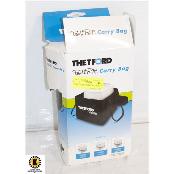 PORTA POTTY CARRY BAG NEW
