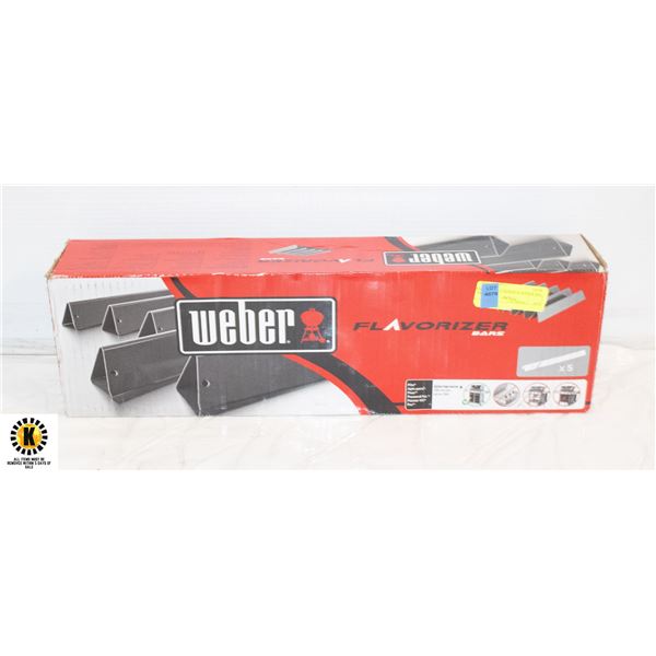NIB WEBER BARBEQUE FLAVORIZER BARS