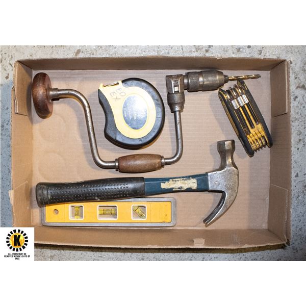 FLAT WITH HAND DRILL, HAMMER MEASURING