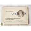 Image 1 : SILVER FRANKLIN MINT COLLECTOR MEDAL