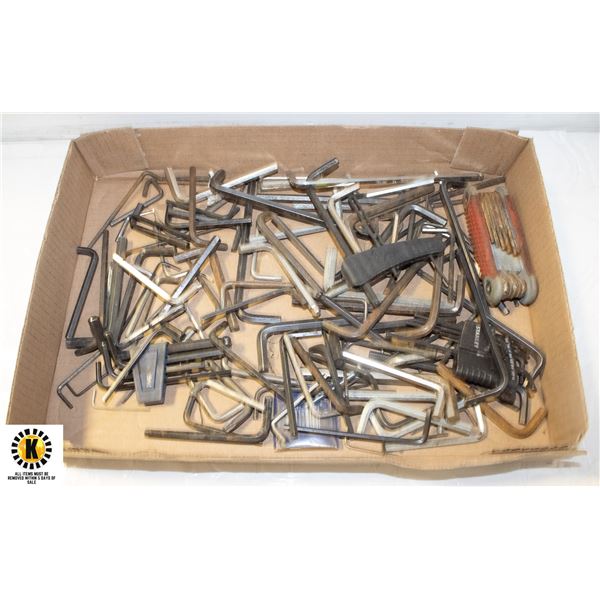 FLAT OF MISC HEX KEYS