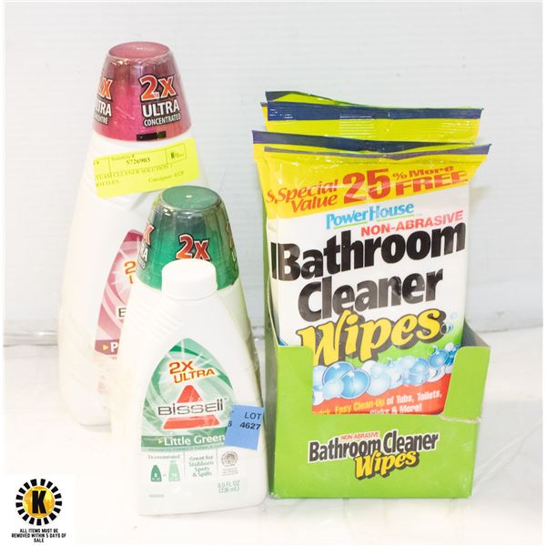 STEAM CLEANER SOLUTION 3 BOTTLES