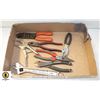 FLAT WITH GOOD ASSORTMENT OF WRENCHES