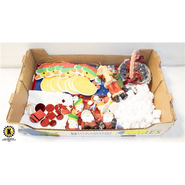 LOT OF CHRISTMAS ORNAMENTS