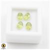 Image 1 : #346-UNHEATED GREEN PERIDOT GEMSTONE 4.30 CT