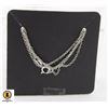 Image 1 : #238-STERLING SILVER 925 NECKLACE 18"/2PCS