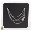 Image 1 : #237-STERLING SILVER 925 NECKLACE 18"/2PCS