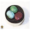 Image 1 : LOT OF NATURAL RUBY, EMERALD AND