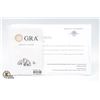 Image 3 : #599-GRA CERTIFIED 1.00 CARAT MOISSANITE STONE