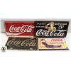 Image 1 : THREE COCA COLA LICENSE PLATES SOLD WITH COCA COLA