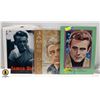 Image 1 : 3 VINTAGE 11 X 16 METAL JAMES DEAN MAN CAVE SIGNS