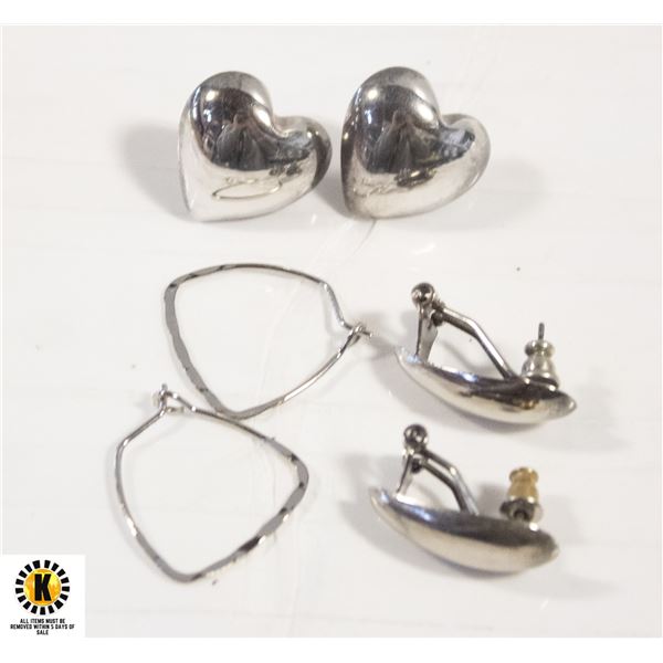 925 SILVER HEART & HOOP 925 SILVER