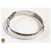 ANTIQUE 925 SILVER BANGLE CLIP BRACELET HALLMARKED