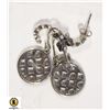 Image 1 : 925 SILVER COACH EARRINGS & 925 HOOP