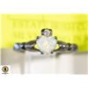 Image 1 : ESTATE IRISH CLADDAGH OPAL 925 SILVER RING IN BOX