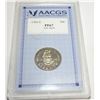 28)  PROFESSIONALLY GRADED US 1/2 DOLLAR COIN,