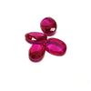 Image 1 : 10)  LOT OF 4 OVAL MATCHED NATURAL RUBY GEMSTONES,