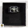 Image 1 : NEW "FORD MUSTANG" RING SIZE 11 STAMPED .925