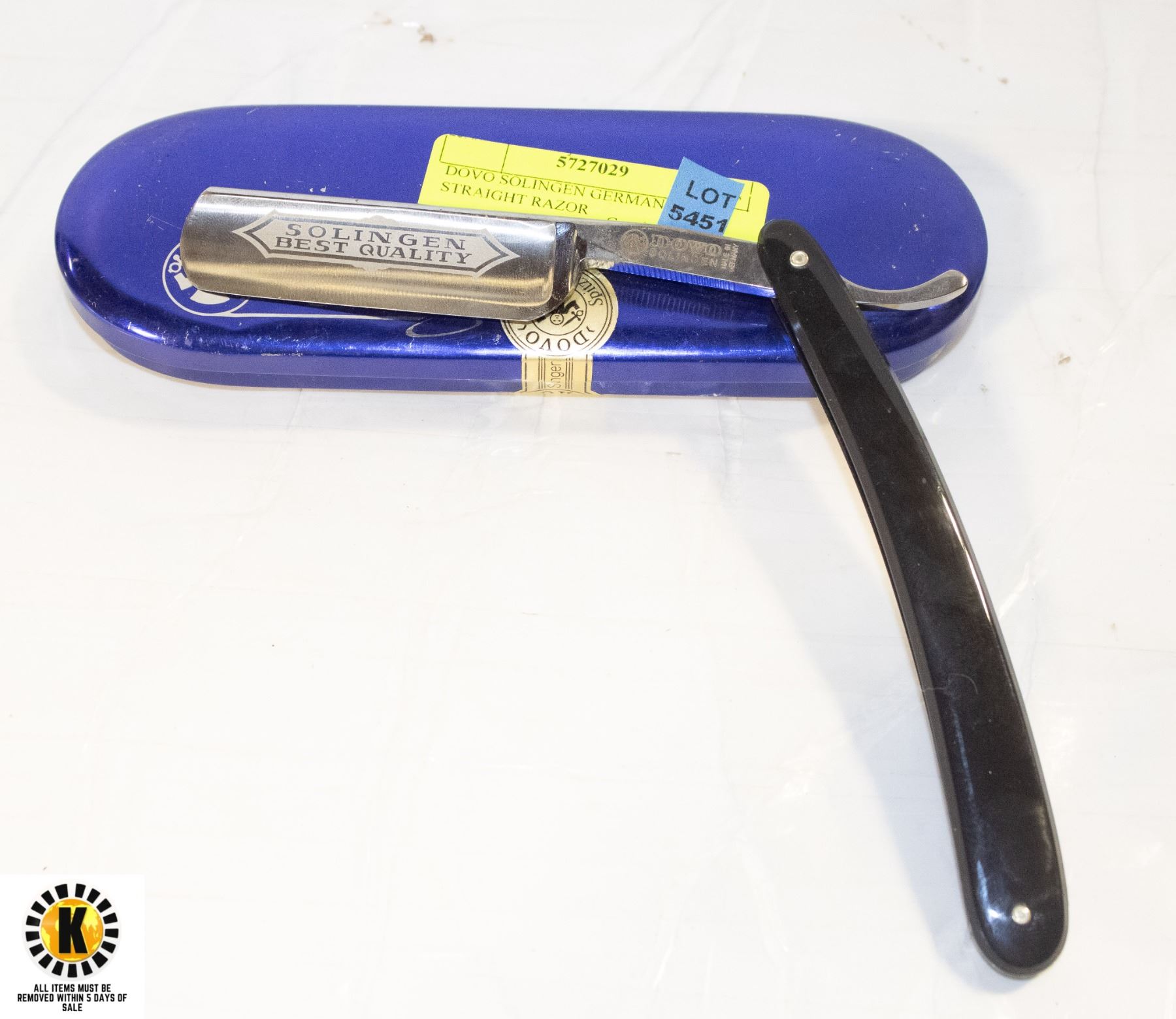 DOVO SOLINGEN GERMAN MADE STRAIGHT RAZOR