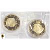Image 1 : 2 U.S.A. PRESIDENTIAL TRUMP COINS IN CASES-ESTATE