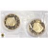 Image 1 : 2 U.S.A. PRESIDENTIAL TRUMP COINS IN CASES-ESTATE