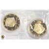 Image 1 : 2 U.S.A. PRESIDENTIAL TRUMP COINS IN CASES-ESTATE