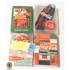 Image 1 : 4 PACKS OF COCA COLA PLAYING CARDS SOME