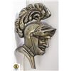 Image 1 : 14 INCH TALL METAL KNIGHT WALL DCOR