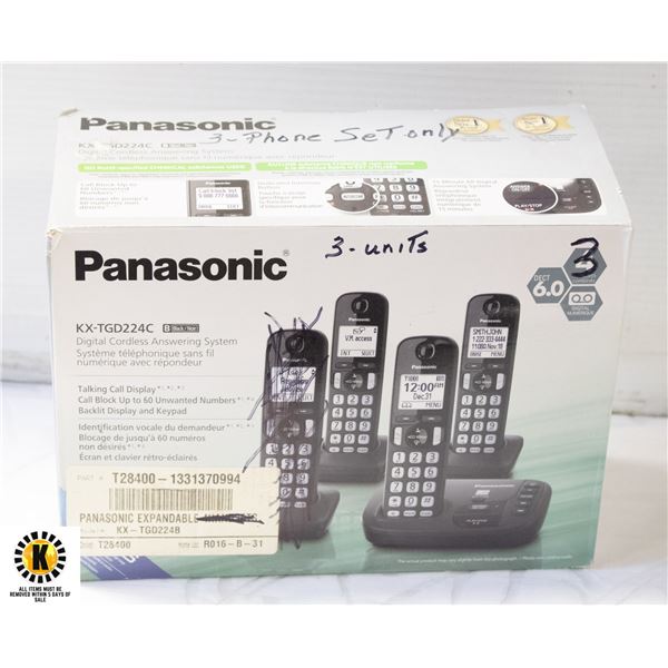 PANASONIC PHONE SET OF 3