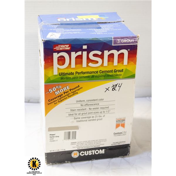 ONE BAG OF PRISM #386 OYSTER GREY POLYMER