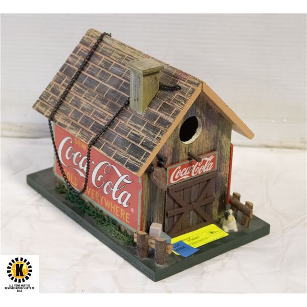 COCA COLA BIRD HOUSE