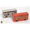 Image 1 : LOT OF 2 MATCHBOX DOUBLE DECKER BUSES MADE IN