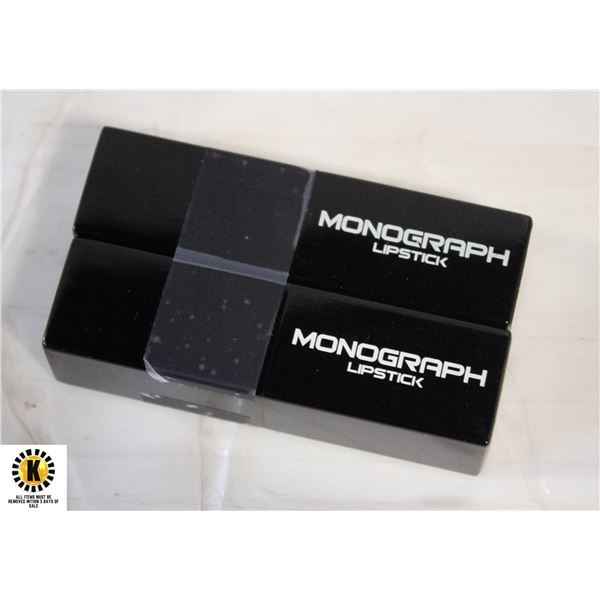 NEW MONOGRAPH LIPSTICK 2 PK ? GOSSIP & TOPIC