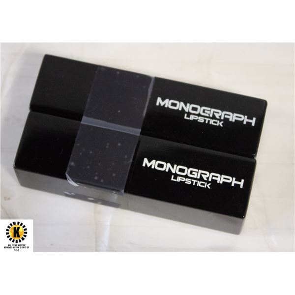 NEW MONOGRAPH LIPSTICK 2 PK ? SHARING & HUSH