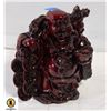 Image 1 : HEAVY RED BUDDAH STATUE