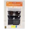 Image 1 : NEW SEALED SUNGLASS READERS 2 PK, +1.50