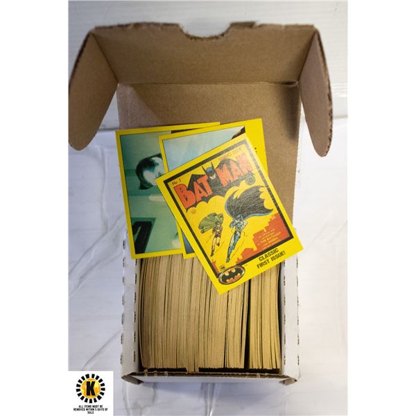 200 COUNT BOX OF 1989 BATMAN MOVIE TRADING CARDS