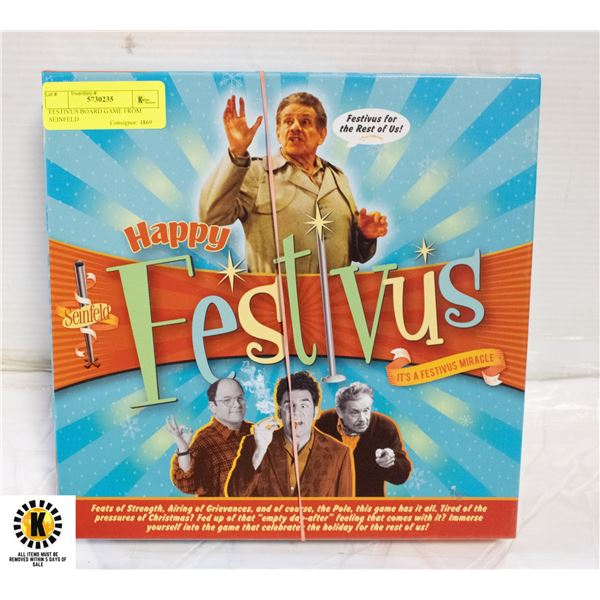 FESTIVUS BOARD GAME FROM SEINFELD