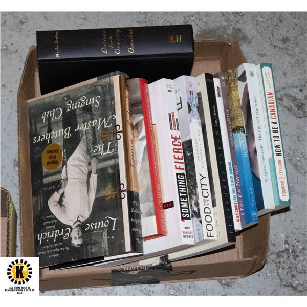 BOOKS- CONTEMPORARY FICTION & NON- LOT OF 10