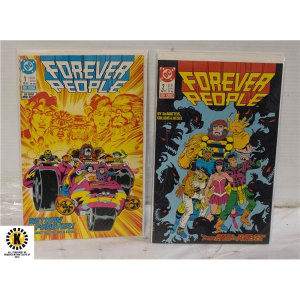 DC FOREVER PEOPLE #1-6 COMIC SET, 1988