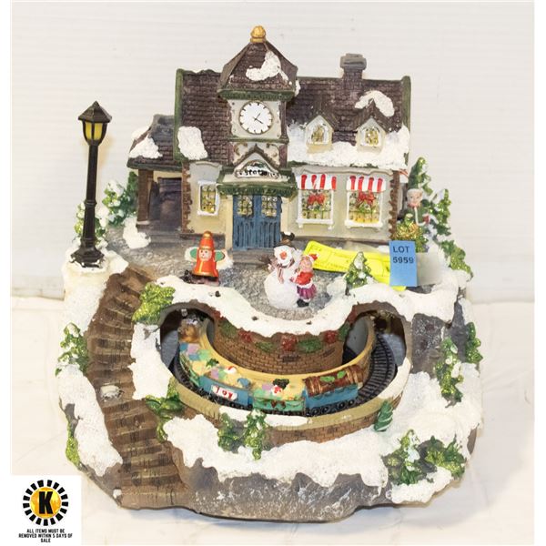 LARGE CHRISTMAS MUSIC ANIMNATED VILLAGE