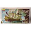 Image 1 : 1970 LINDBERG CAP'N KIDD PIRATE GALLEON PLASTIC