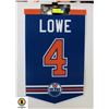 KEVIN LOWE SOUVENIR JERSEY RETIREMENT BANNER