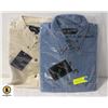 Image 1 : NEW WESTLINE SHIRTS 1DENIM/1NATURAL SIZE S