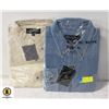 Image 1 : NEW WESTLINE SHIRTS 1DENIM/1NATURAL SIZE M