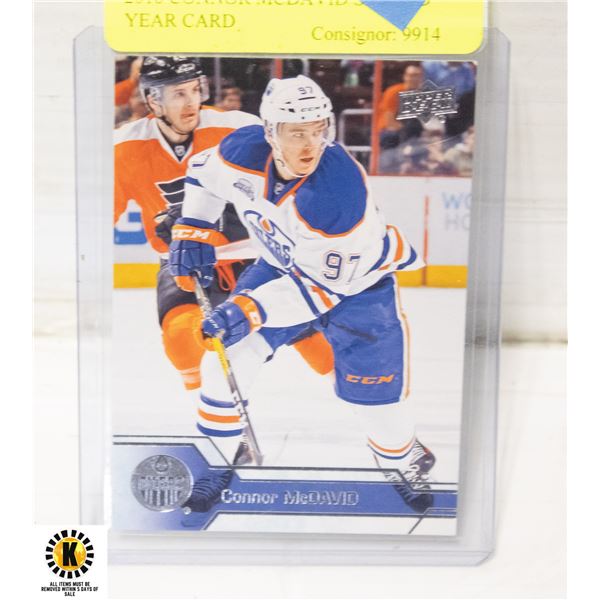 2016 CONNOR MCDAVID SECOND YEAR CARD