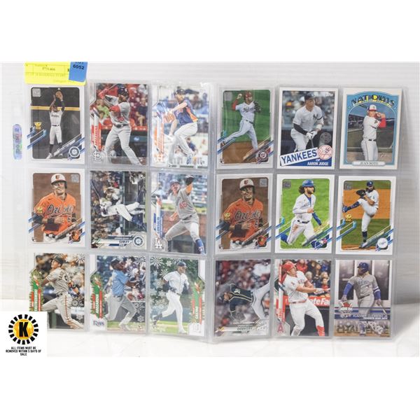 LOT OF 18 BASEBALL STARS